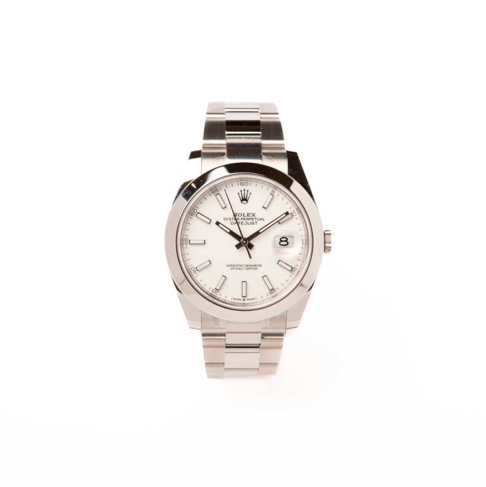 Datejust 41 - Oystersteel, White (2024)