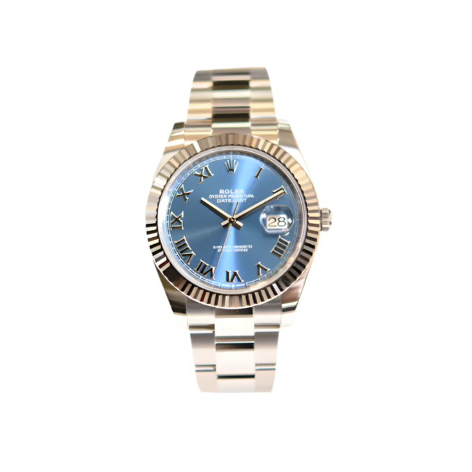 Datejust 41 - Oystersteel, Azzurro Blue (2023)