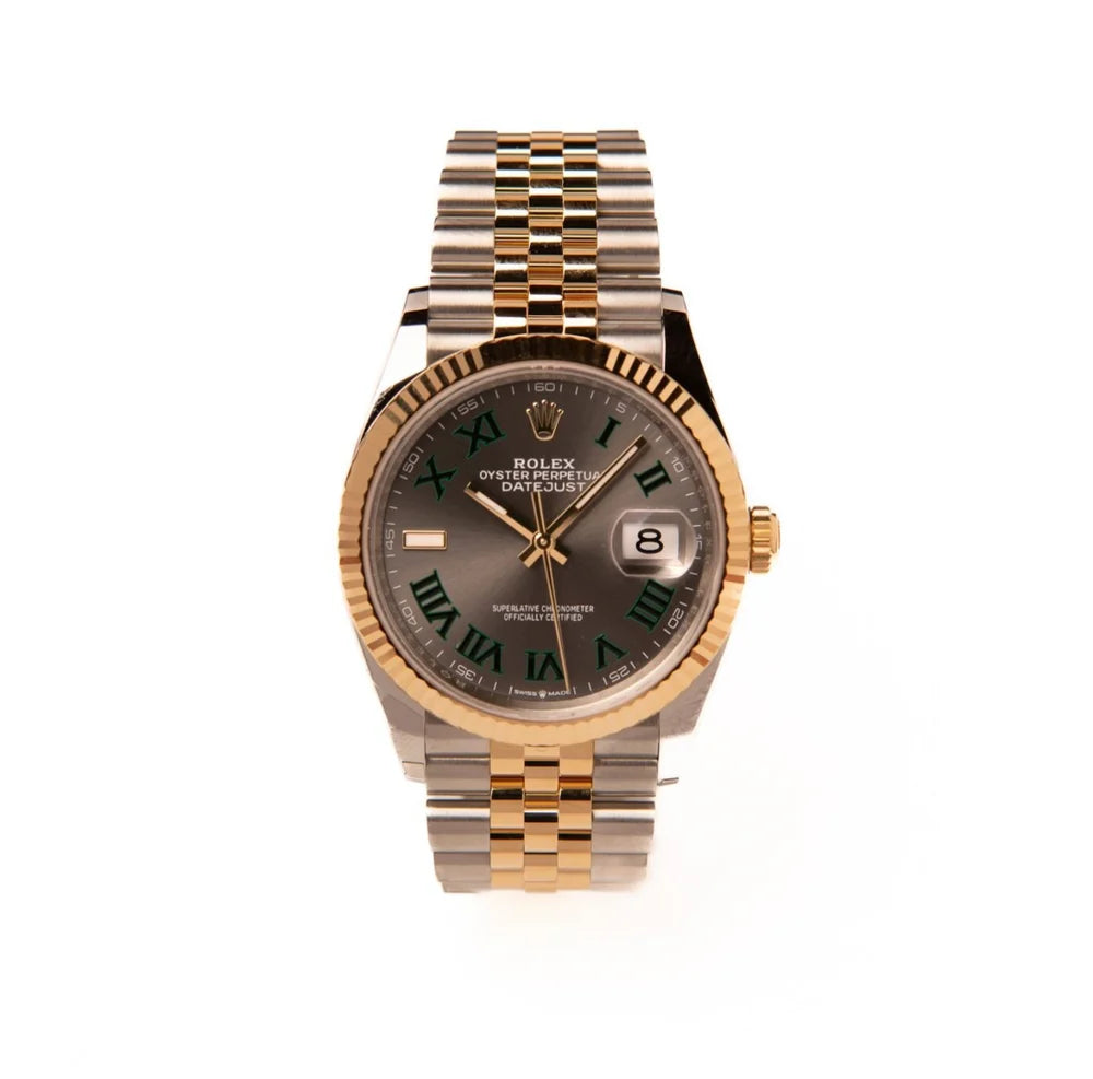 Datejust 36 - Oystersteel & Yellow Gold "Wimbledon" (2022)