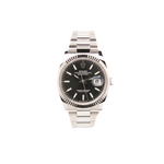 Datejust 36 - Oystersteel and White Gold, "Bright Black" - 2024