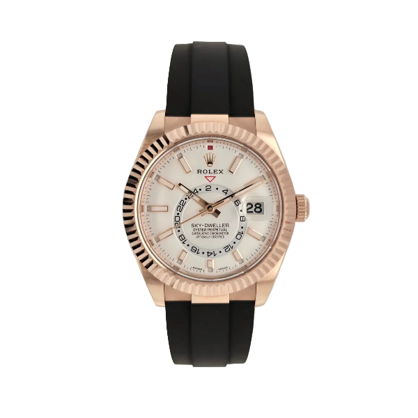 Sky-Dweller 18k Rose Gold on Oysterflex - 2023
