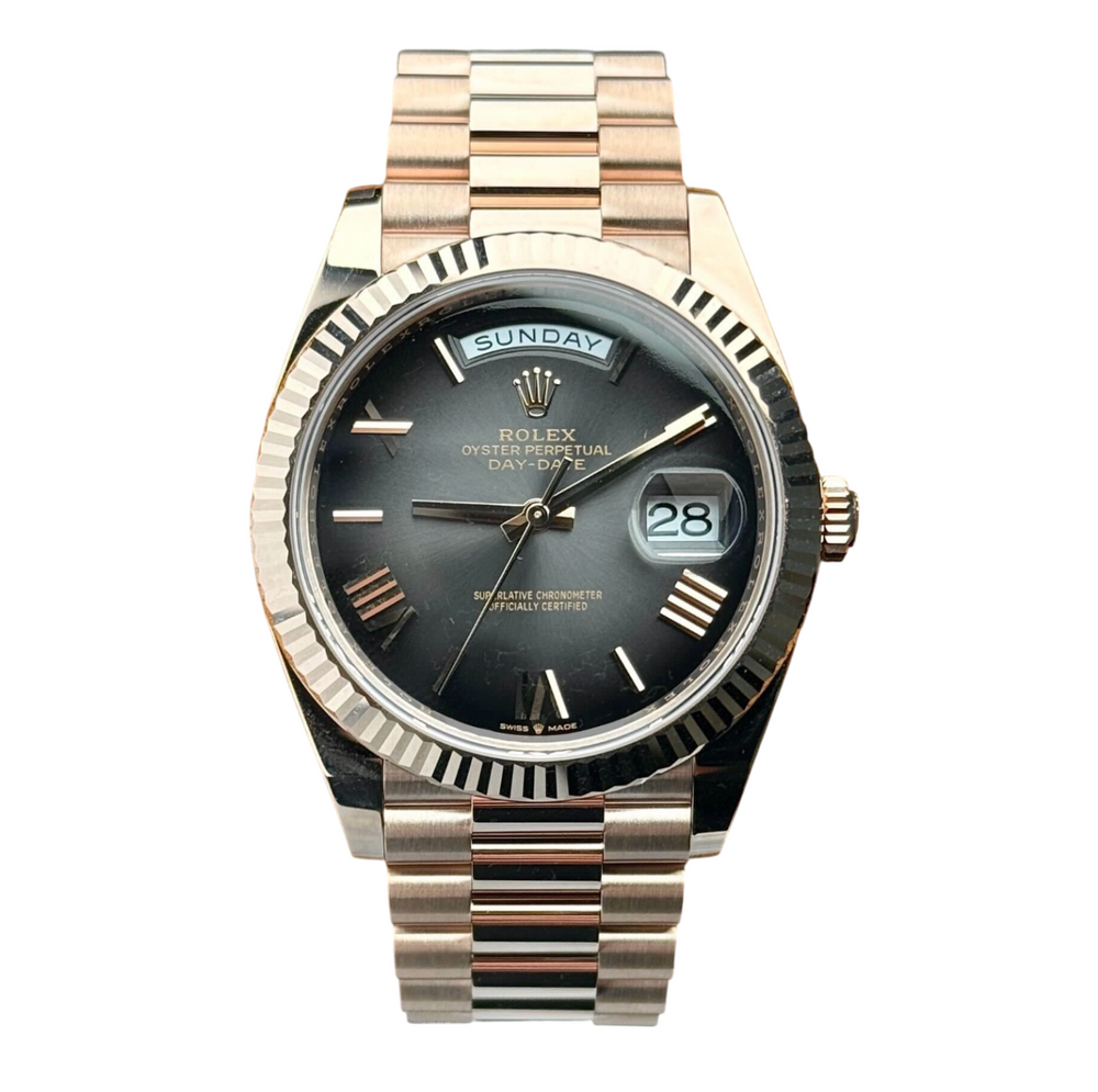 Day-Date 40 18ct Everose Gold "Oscar Dial" (2025)
