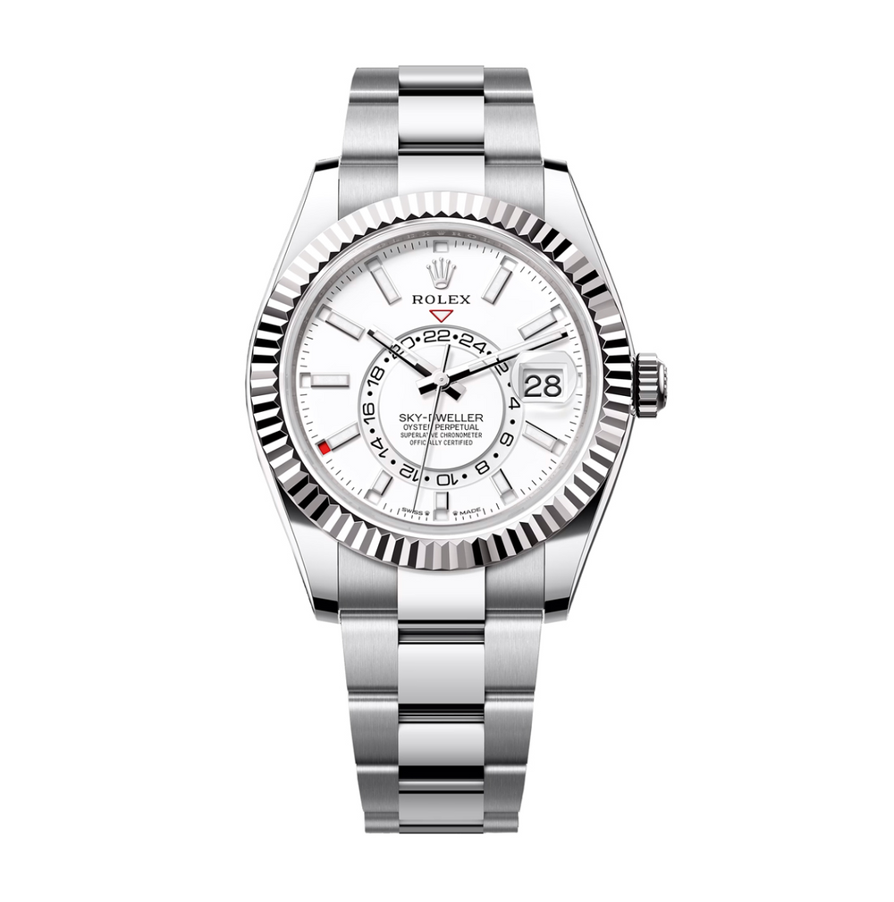 Sky-Dweller Fluted Oyster "White" Dial
