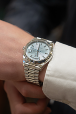 Platinum Day-Date 40 Ice Blue - 2025