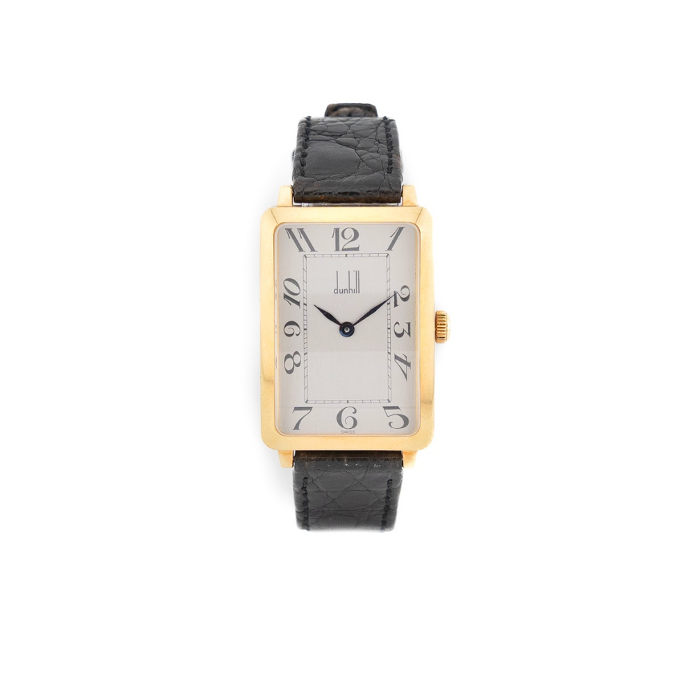 Dunhill Classic Rectangular 18ct Yellow Gold - 28MM