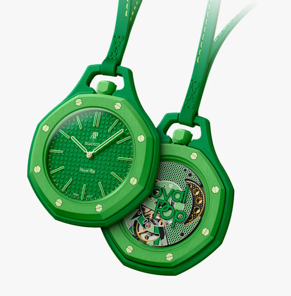 Audemars Piguet x Swatch Royal Pop "Green Eight"