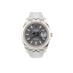 Datejust 41- Oystersteel & 18 ct White Gold, "Rodium" - 2020