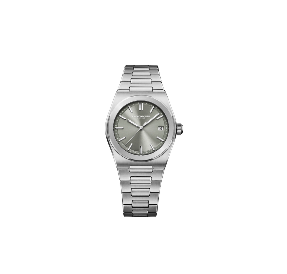 A.R.T. Date 38 mm, sage grey dial