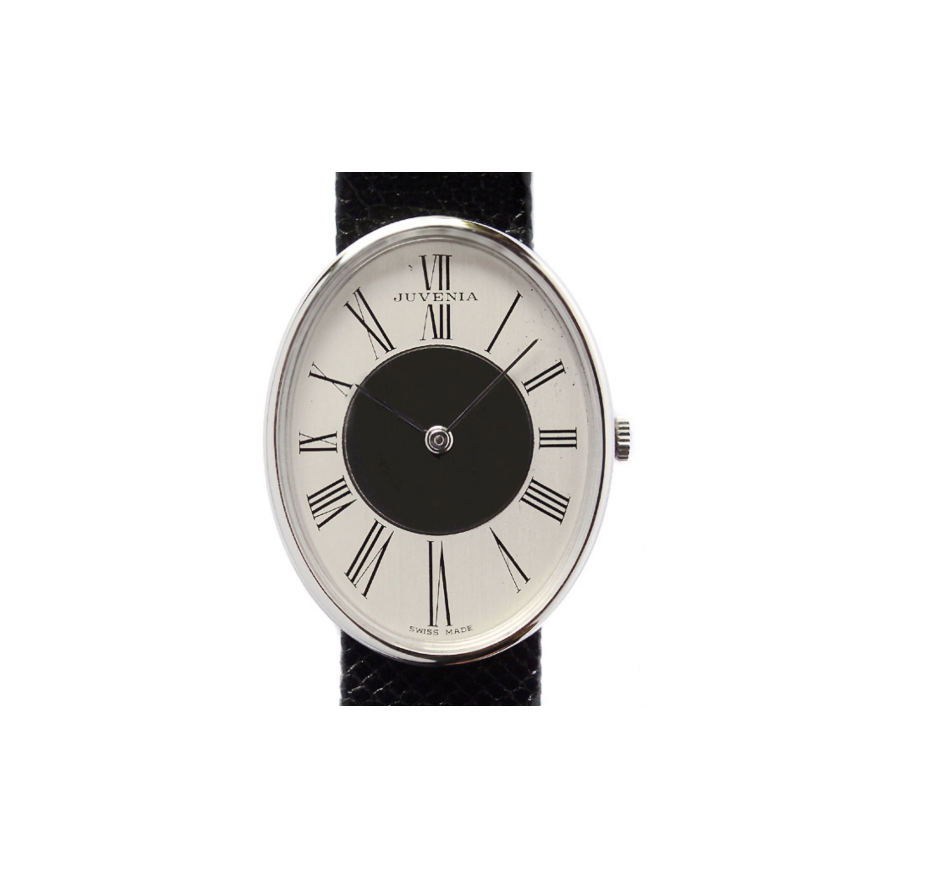 Juvenia Stainless Steel "Oval" Watch 1970s