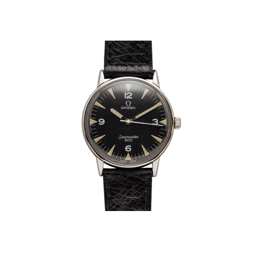 Omega Seamaster Stainelss Steel Black Dial 600m