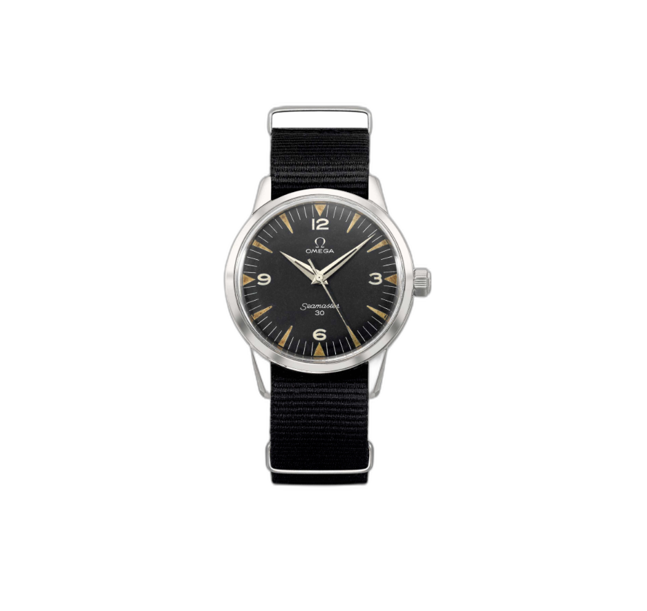 Omega Seamaster Stainelss Steel Black Dial 30m