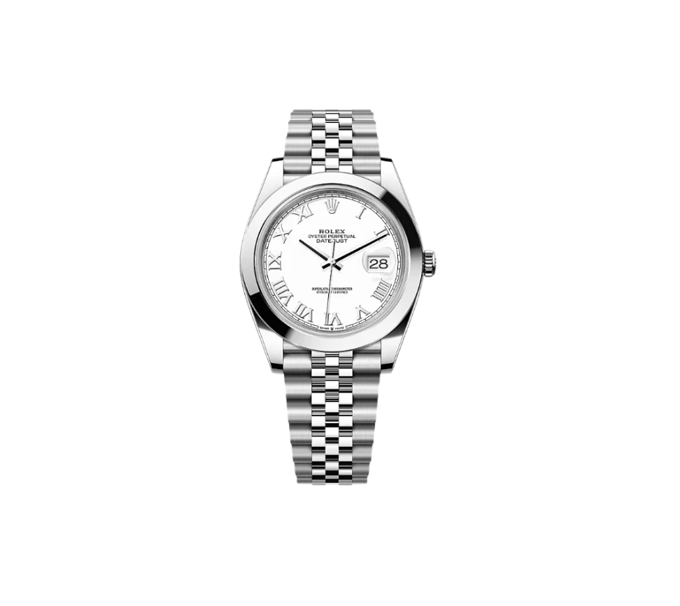 Datejust 41 Smooth Jubilee White Roman (2026)