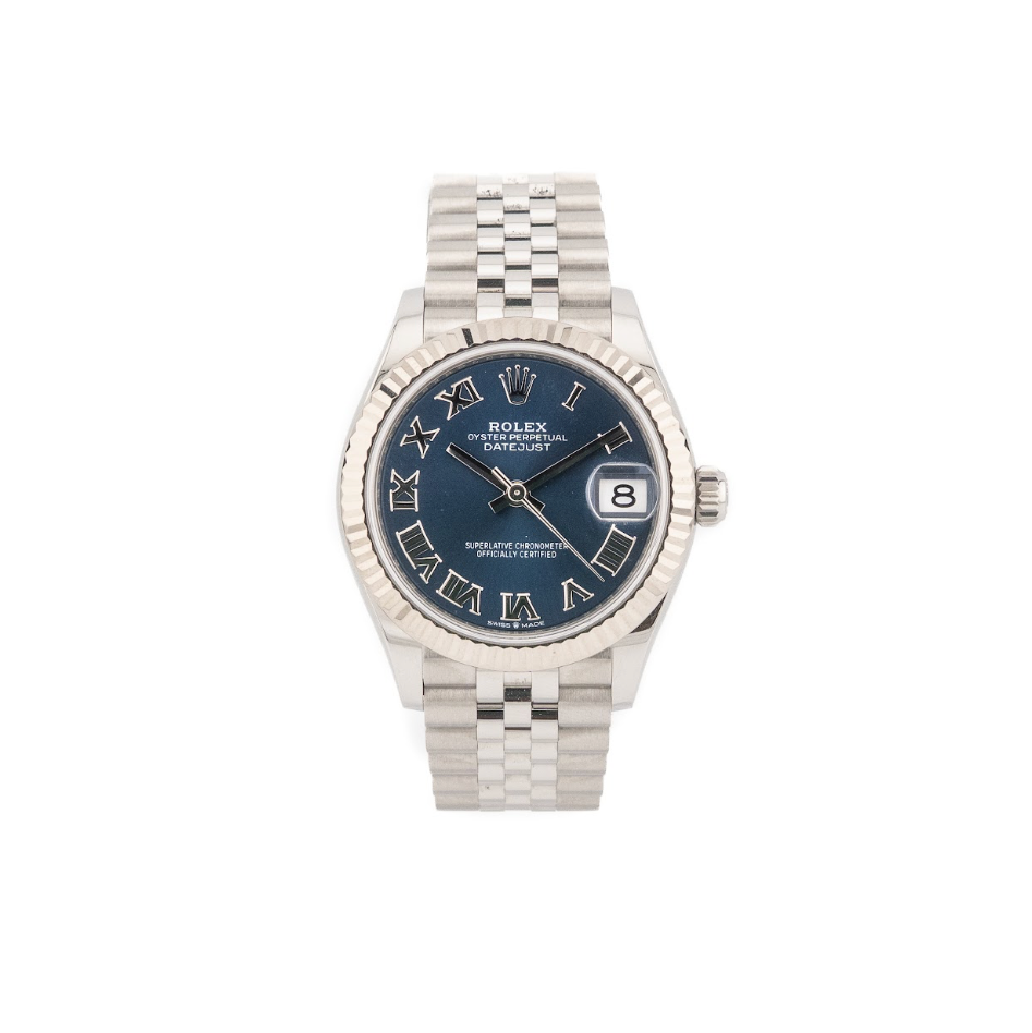 Rolex Datejust 31 Oystersteel and White Gold "Blue Roman" - 2023