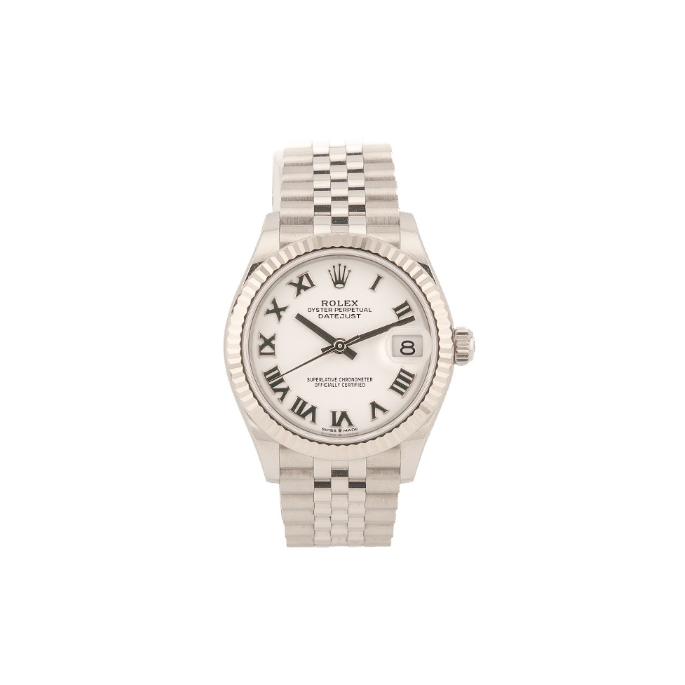 Rolex Datejust 31 Oystersteel and White Gold "White Roman" - 2023