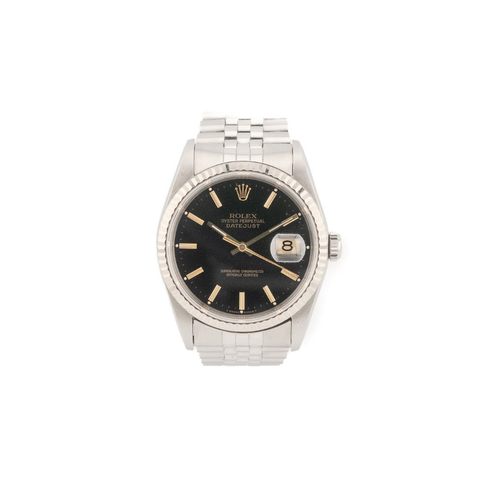 Datejust 36 Oystersteel and White Gold "Black" - 16234