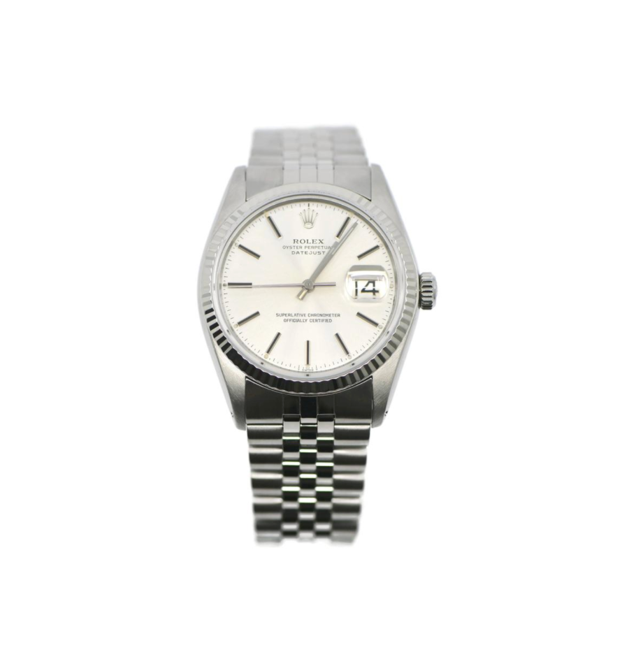Datejust 36 Oystersteel and 18 ct White gold "Silver" Dial