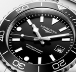HYDROCONQUEST BLACK 42MM QUARTZ