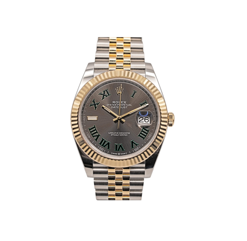 Datejust 41 - Oystersteel & Yellow Gold "Wimbledon" (2024)