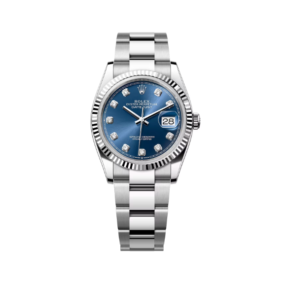 Datejust 36 - Fluted Oyster "Blue Diamond Dial"