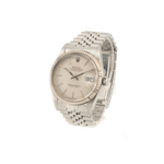 Datejust 36 Oystersteel and 18 ct White gold "Linen" Dial