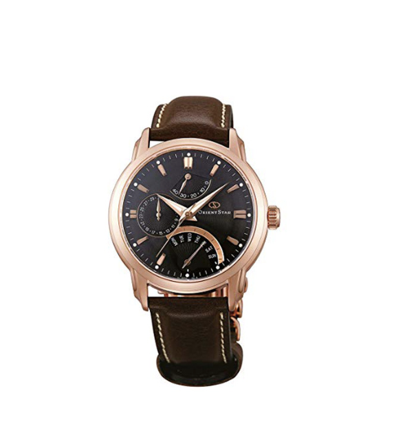 Orient Star Retrograde Rose Gold, Black Dial