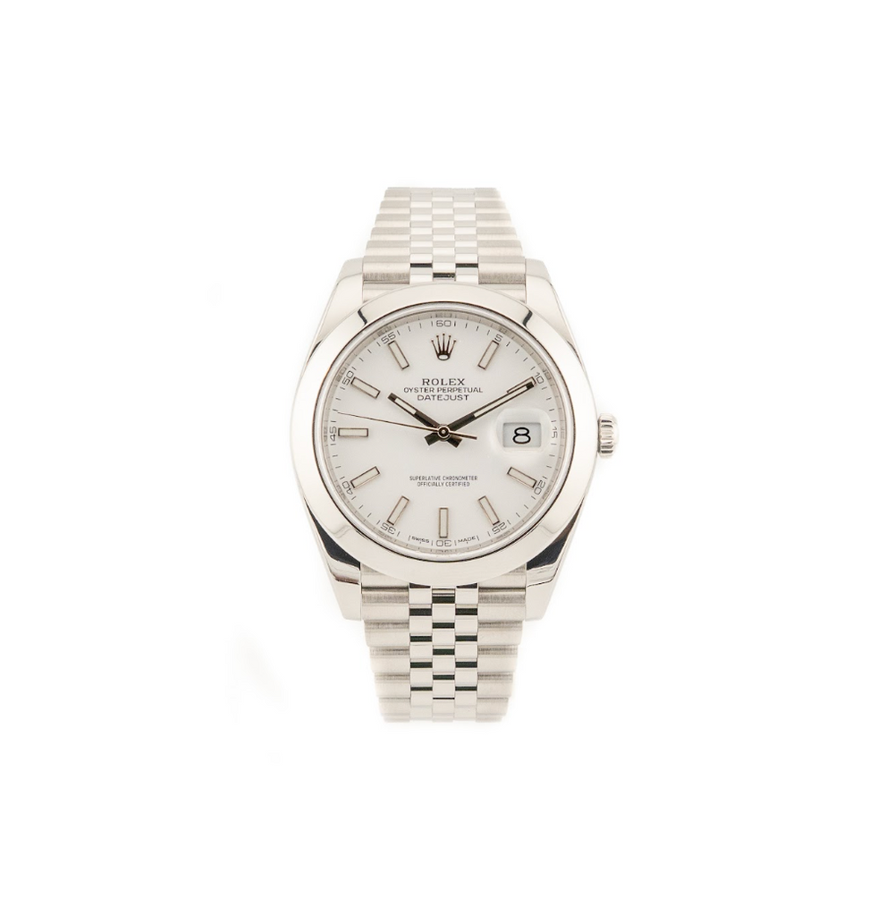 Datejust 41 - Oystersteel, White