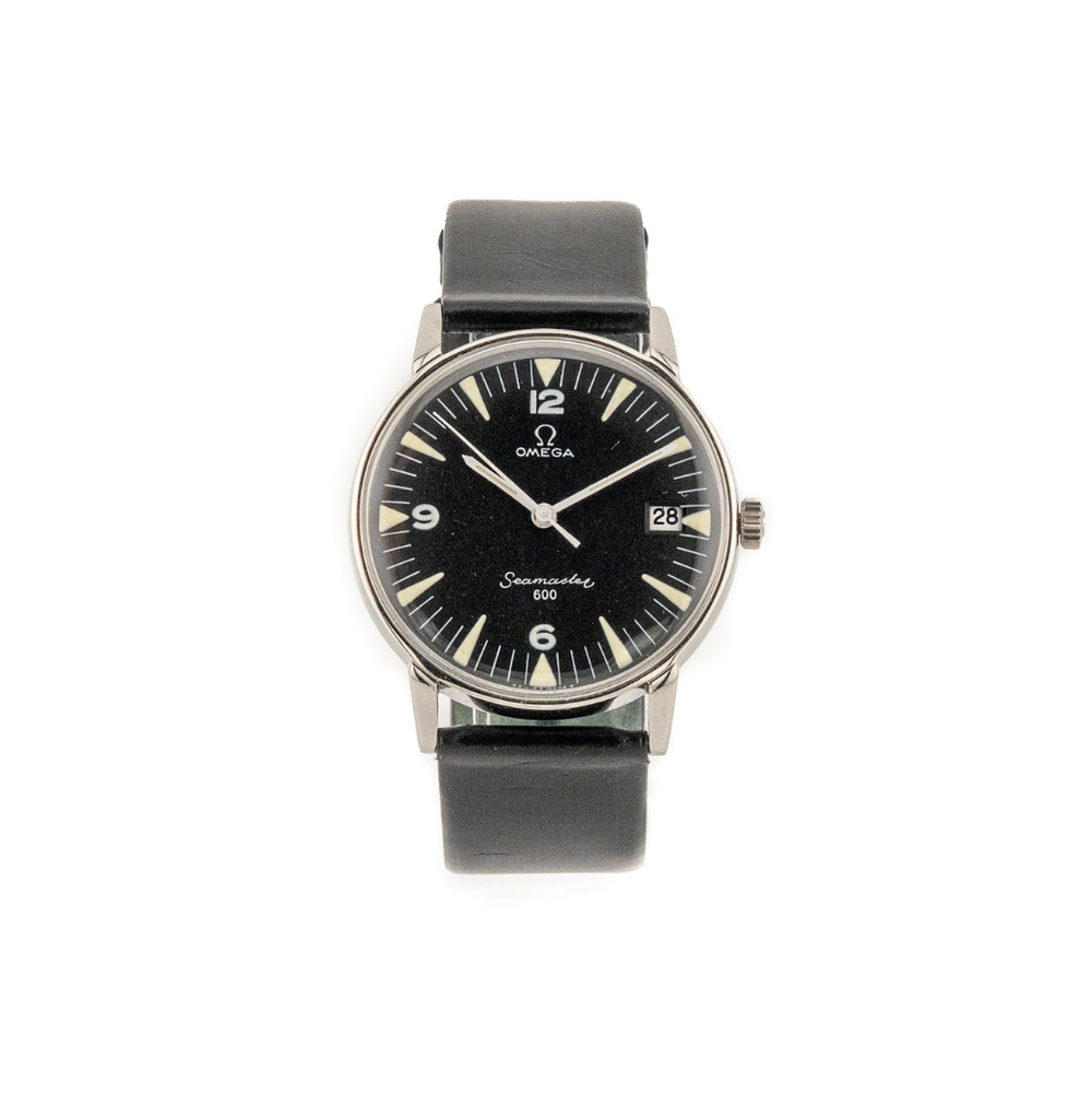 Omega Seamaster Stainelss Steel Black Dial 600m