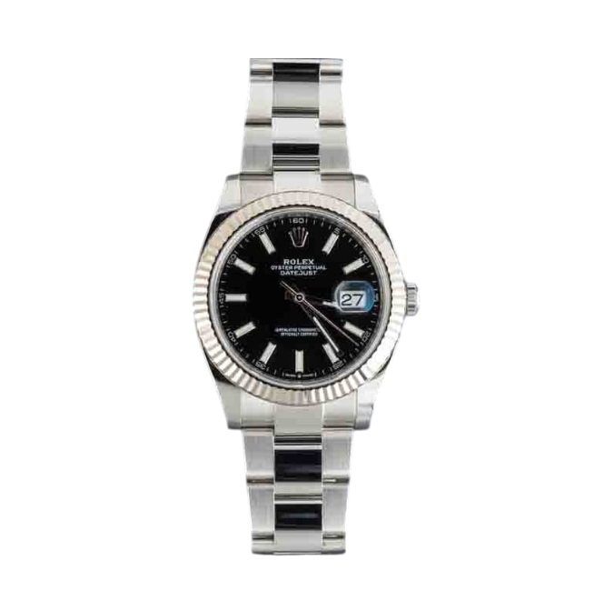 Datejust 41 Fluted, Oyster, "Bright Black" - 2020