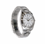 Datejust 41- Oystersteel & 18 ct White Gold, Stick Dial (2025)