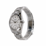 Datejust 41- Oystersteel & 18 ct White Gold, Stick Dial (2025)