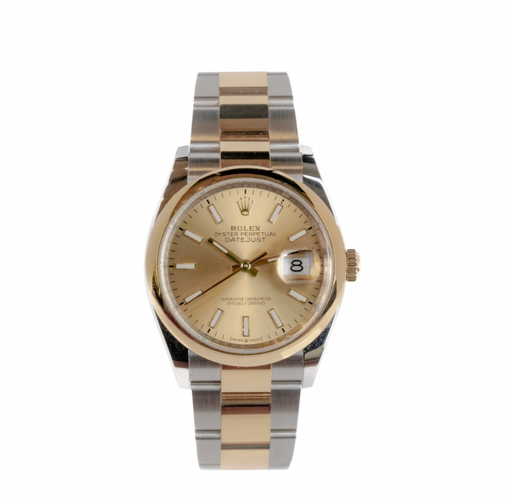 Datejust 36 - Oystersteel & Yellow Gold, Champagne Dial (2022)