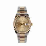 Datejust 36 - Oystersteel & Yellow Gold, Champagne Dial (2022)