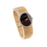 Piaget Diamond Tiger Eye Vintage Cocktail, 18k Yellow Gold