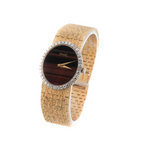 Piaget Diamond Tiger Eye Vintage Cocktail, 18k Yellow Gold