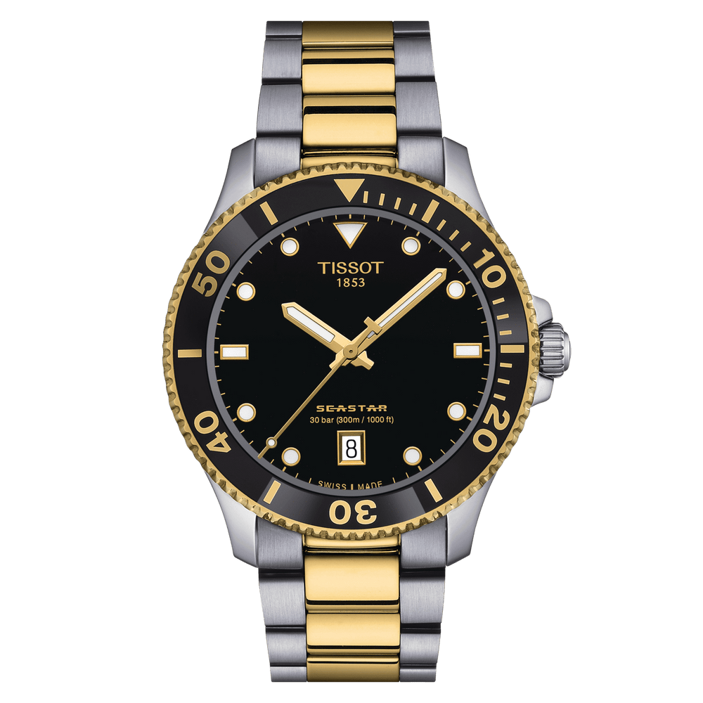 TISSOT SEASTAR 1000 40MM BLACK - Quartz