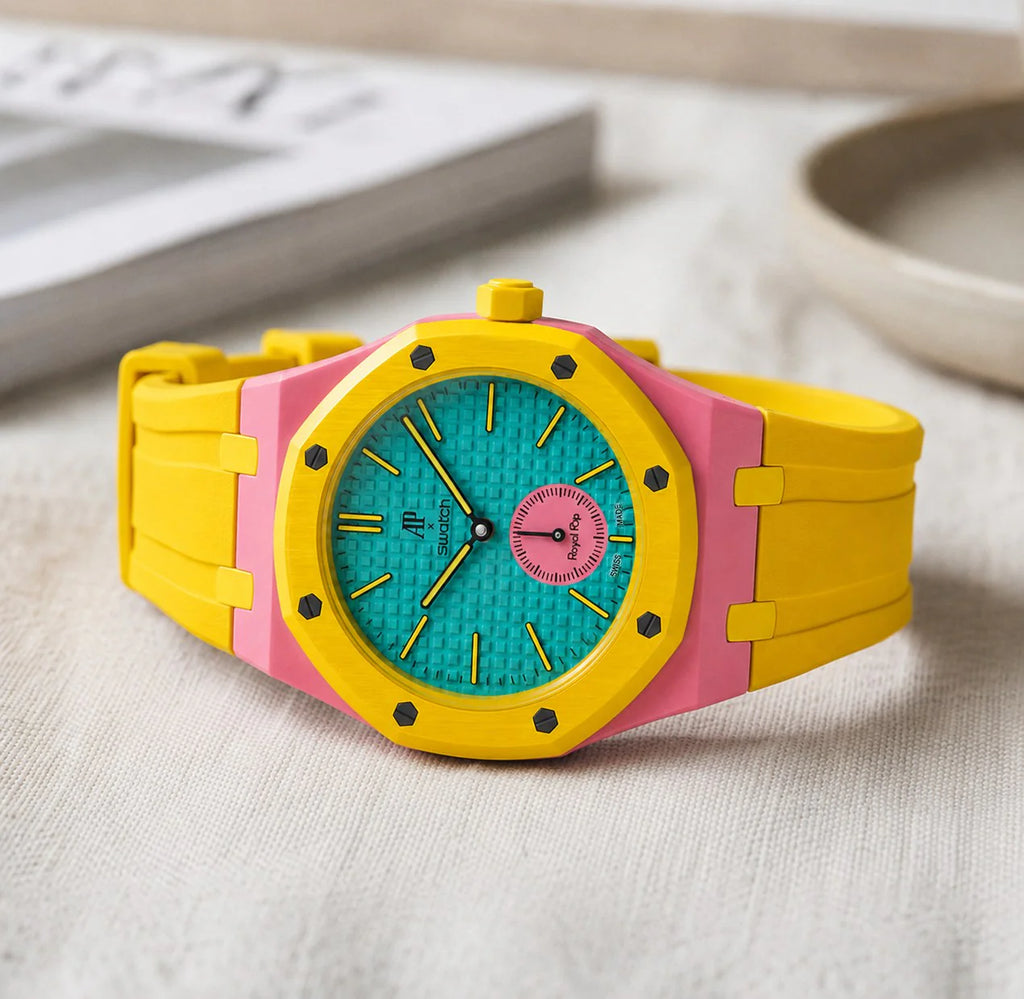 Case-Strap for the Swatch x AP Royal Pop OTG ROZ – Swiss Emporium