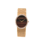 Piaget Diamond Tiger Eye Vintage Cocktail, 18k Yellow Gold