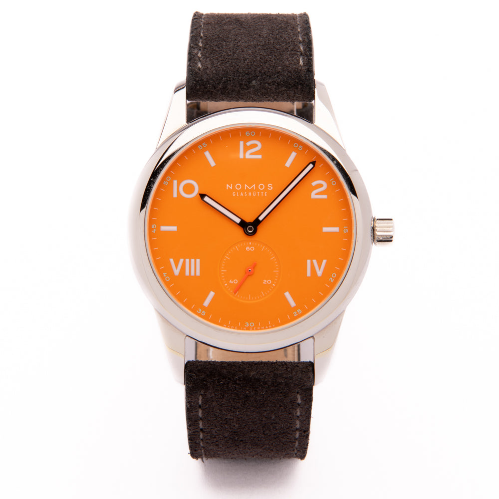 NOMOS CLUB CAMPUS 38 FUTURE ORANGE