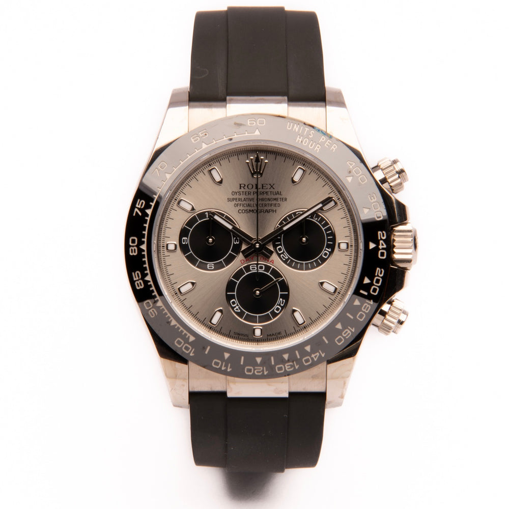 Discontinued Cosmograph Daytona - White Gold, Oysterflex 116519LN (2019)