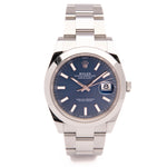 Datejust 41 - Oystersteel, Bright Blue