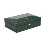 Wolf Analog Shift 10 Piece Watch Box Green