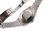 Back of Rolex Datejust 41 Ref. 126300 showing Oystersteel construction and Jubilee bracelet attachment
