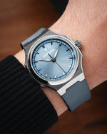 Grey Sailcloth CTS Rubber Strap for Artelier Wen Perception