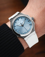 White Sailcloth CTS Rubber Strap for Artelier Wen Perception
