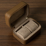 Zip Box (Two) - Brown/Light Brown