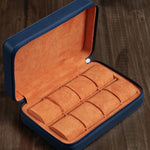 Zip Box (Eight) - Navy/Orange