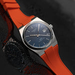 Orange Tissot PRX Rubber Strap