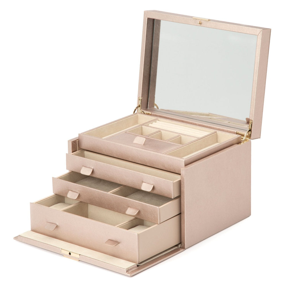 Wolf Palermo Large Jewellery Box Rose Gold