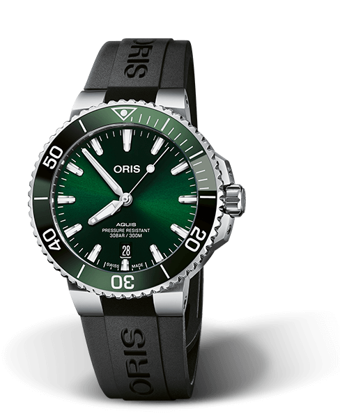 Oris black rubber sales strap