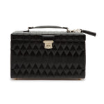 Wolf Caroline Large Jewellery Case Black